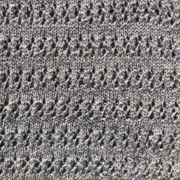 St. Tropez West open weave sweater pullover sweater size XS cream salt & pepper - Picture 3 of 6